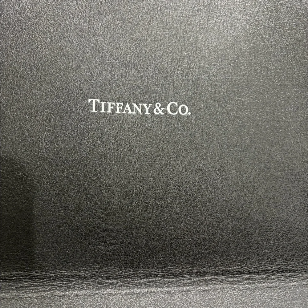Tiffany & Co. Black Structured Leather Tote - Picture 3 of 8